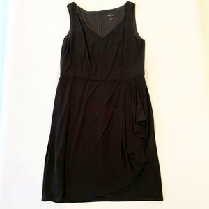 Chetta B Black Twist Sleeveless Cocktail Dress